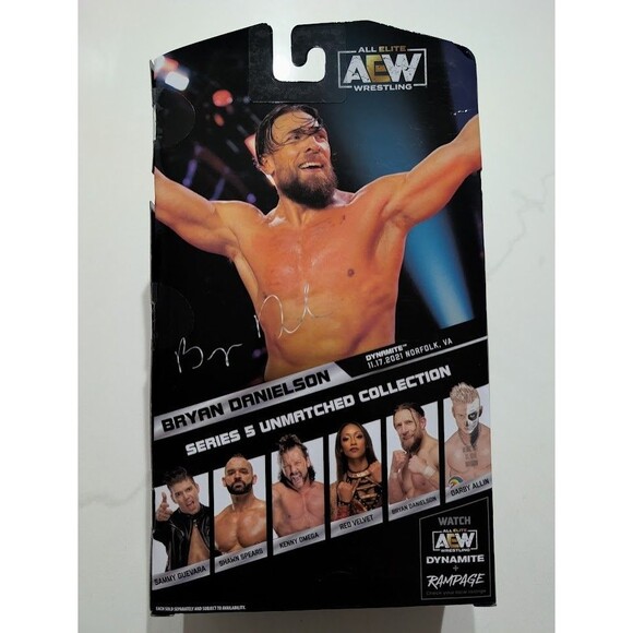 AEW Unmatched Series 5 Bryan Danielson Rare Chase Figure 1 of 5000 New #39 - Picture 2 of 6